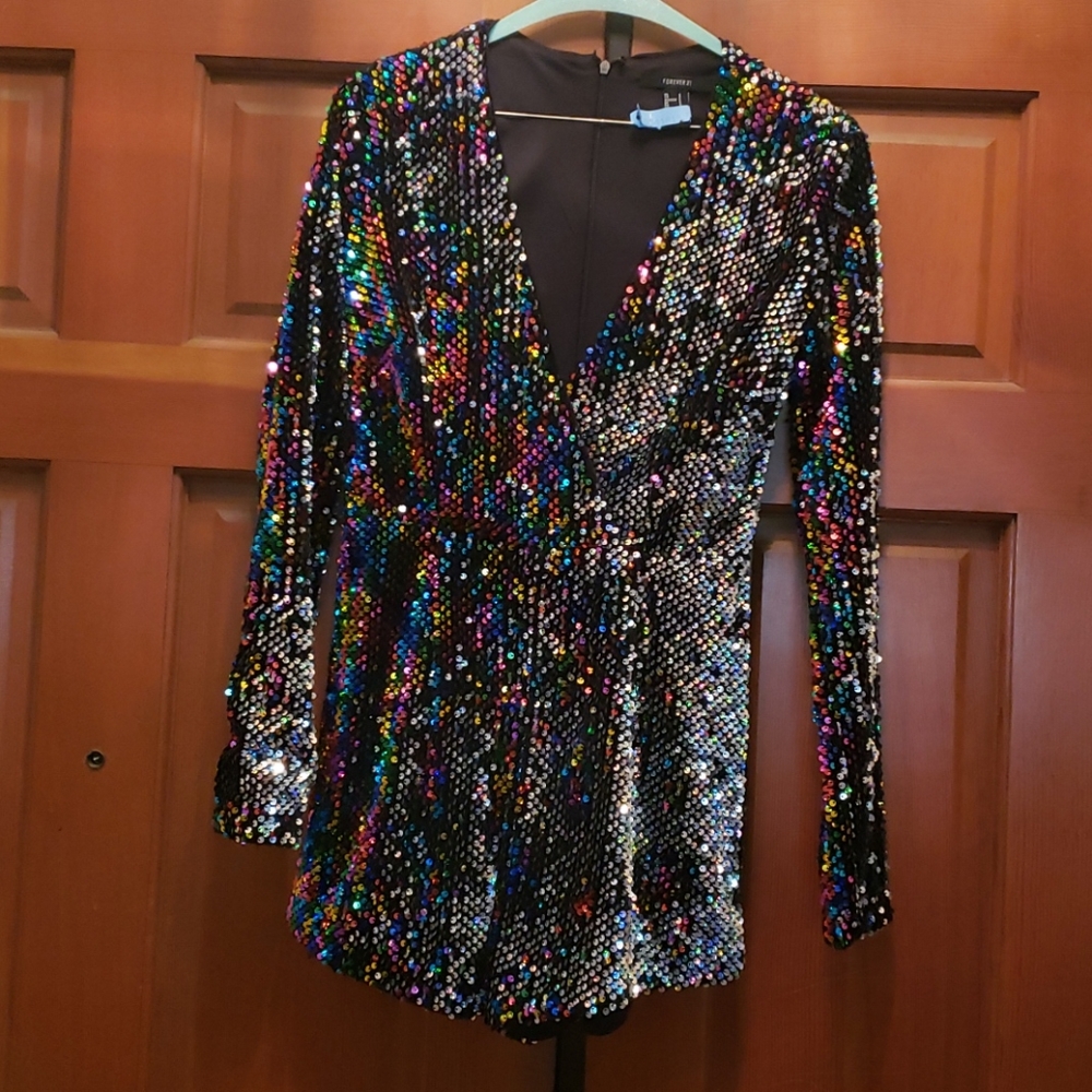 Forever 21 Gorgeous Sequenced Romper